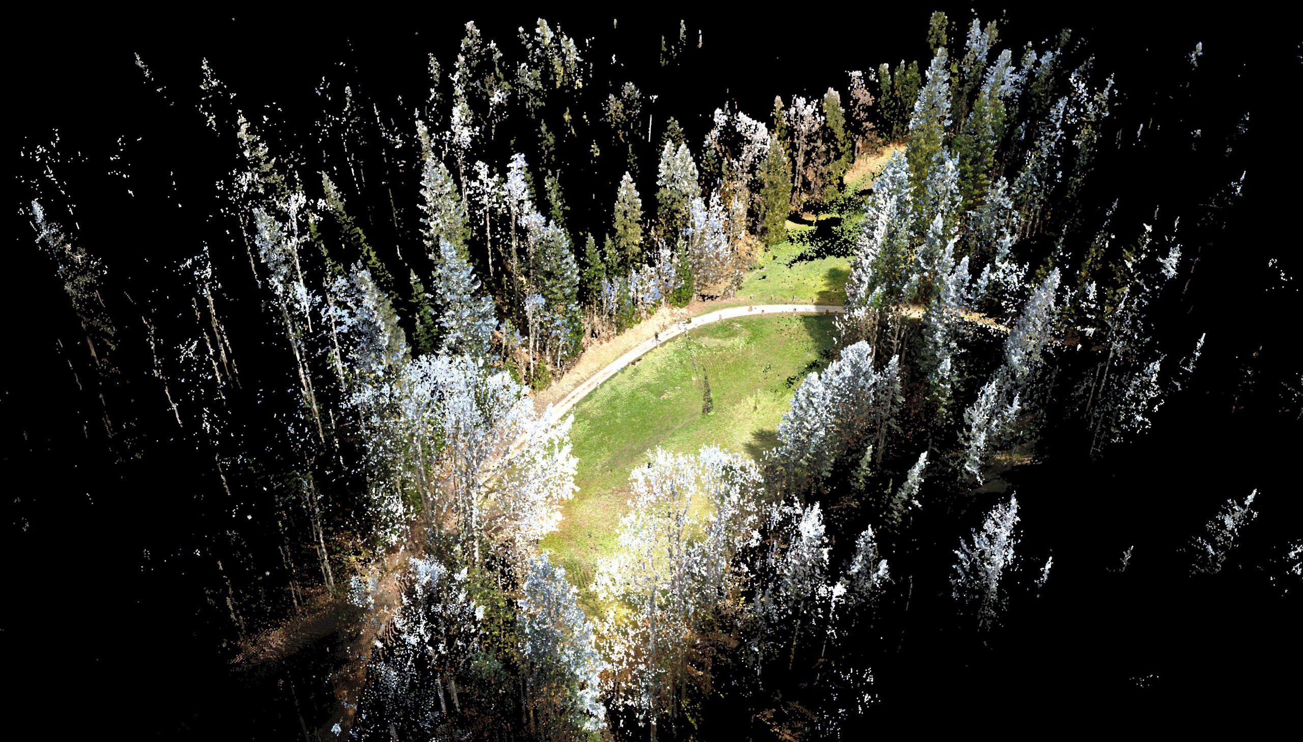 habitat autonome vue nuage de point